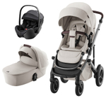 Коляска 3 в 1 Britax Roemer Smile 5Z LUX и автокресло Baby-Safe PRO Style Carbon Black Soft Taupe