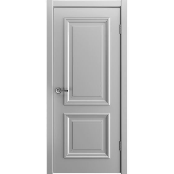 Купить Дверь эмаль Скалино 2 RAL 7047 глухая