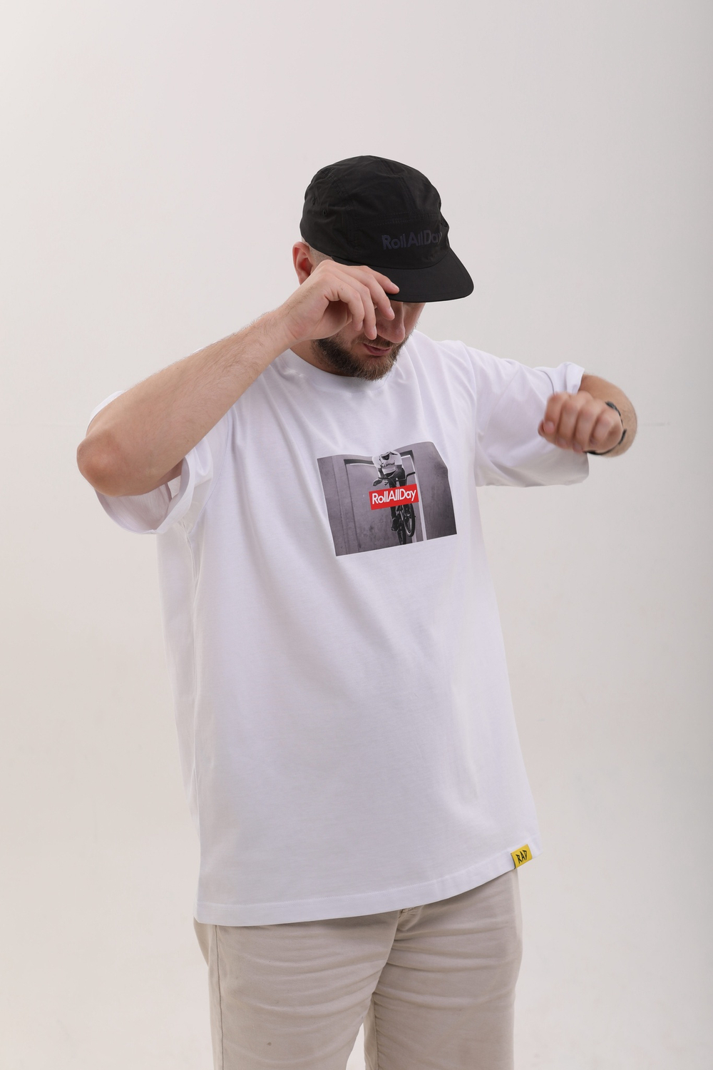 Футболка RollAllDay light weight white