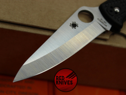 Нож Spyderco Endura Black C10PBK - спуски от середины, черная рукоять