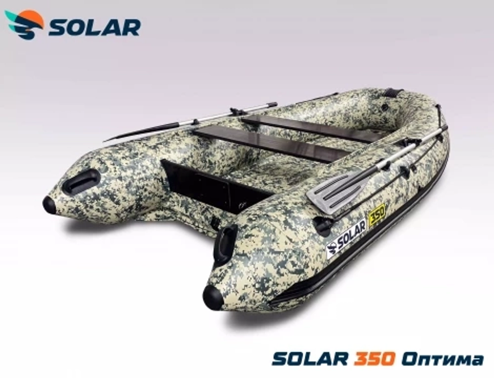 Лодка надувная моторная solar-350 к (оптима)