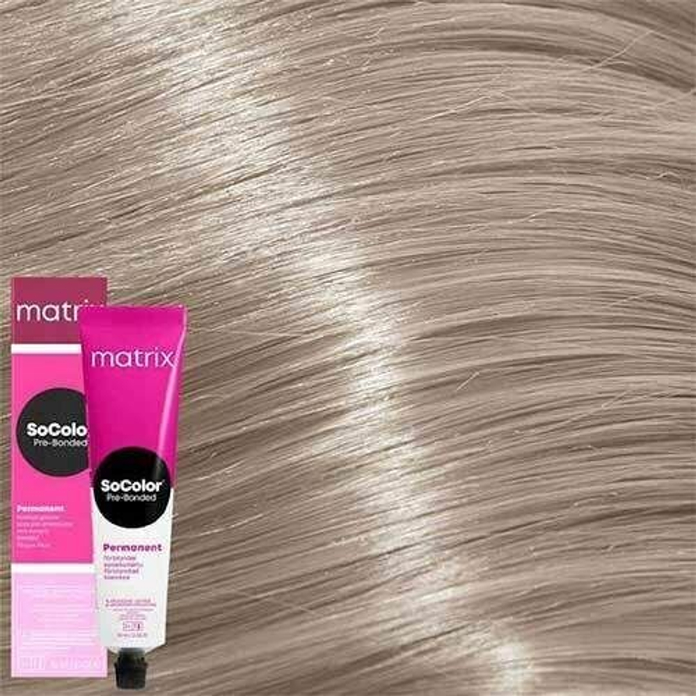 Matrix Краска для волос  SoColor Pre-Bonded 10AV Очень-очень светлый блондин пепельно-перламутровый 90 мл.