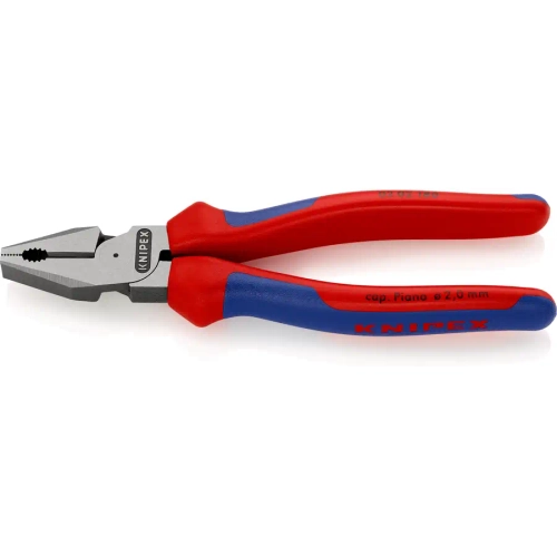 Плоскогубцы комбинированные особой мощности черненые 180 мм Knipex 02 02 180