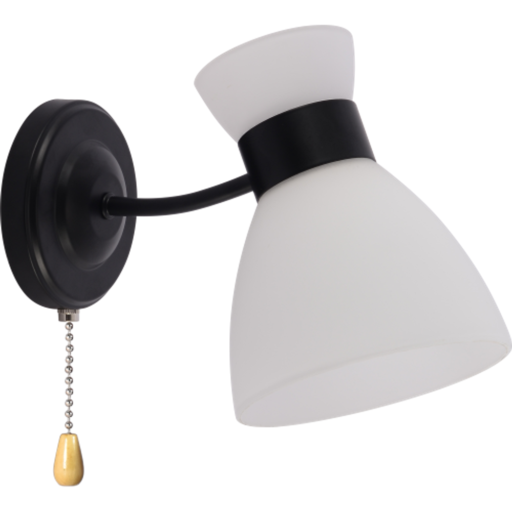 Бра светильник Rivoli Aemilia 9185-401 настенный 1хЕ27 60 Вт модерн с выключателем | Rivoli