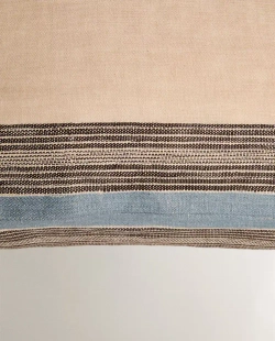 ZARA HOME НАВОЛОЧКА ДЛЯ ДЕКОРАТИВНОЙ ПОДУШКИ С УЗОРОМ В ПОЛОСКУ, РОЗОВЫЙ