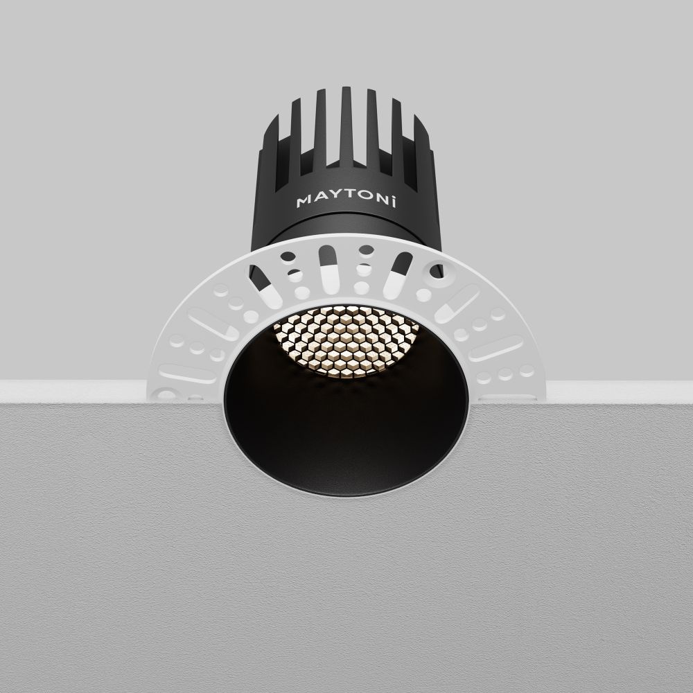 Светильник встраиваемый светодиодный Maytoni Dip DL122-15W-4K-TRS-B