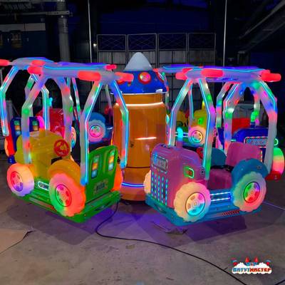 Электрическая Аттракцион карусель «Автокарусель», 4,5×4,5×2 м