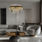 Citilux Sheldon CL339153 LED Люстра хрустальная с пультом Бронза