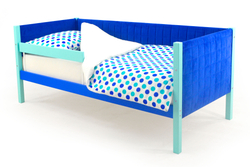 Детская кровать-тахта мягкая Бельмарко Svogen мятно-синий