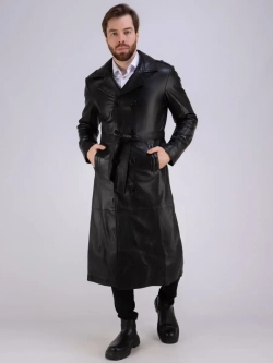 Плащ кожаный из натуральной кожи Турция
