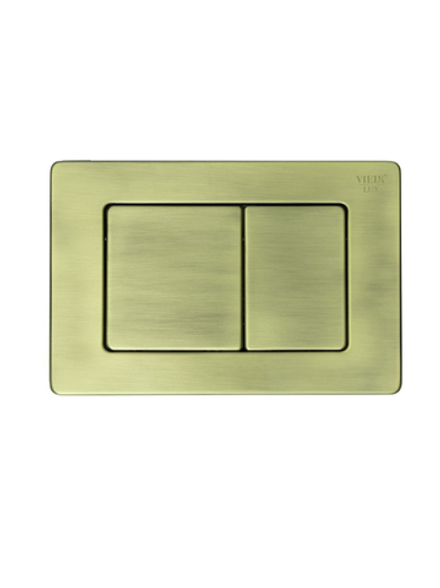 ViEiR Кнопка смыва для инсталляции, VRQ78-3D, металл, квад. клавиши, бронза