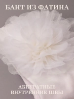 Повязка на голову бантик для девочки