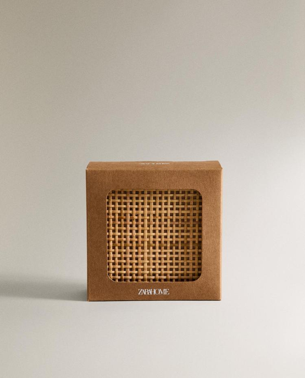 ZARA HOME Набор деревянных подставок под стаканы (4 шт.), коричневый