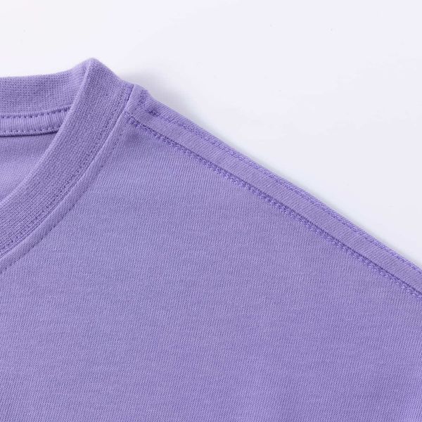 Футболка Logo Face фиолетовая - фото 4