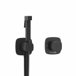 Гигиенический душ WasserKRAFT Nuthe 9100 SET2876 черный Soft-touch