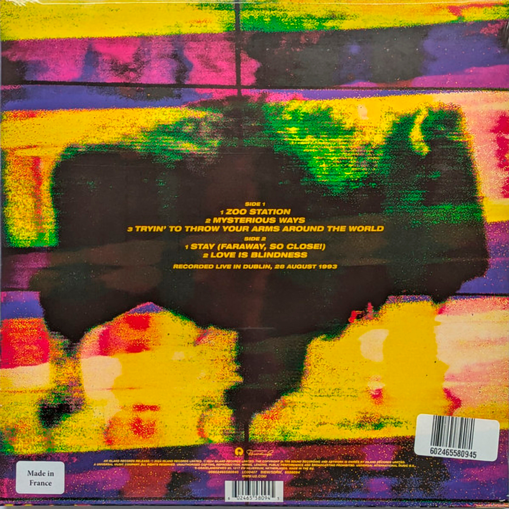 U2 / Zoo TV (Live In Dublin 1993) (Coloured Vinyl)(LP)