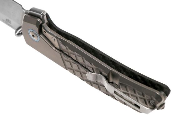 Нож складной MKM MAXIMO сталь M390, рукоять карбон / титан MM-CT