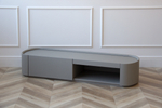 Тумба Lagom под ТВ 1 ящик 1 полка ширина 140 см (серый)