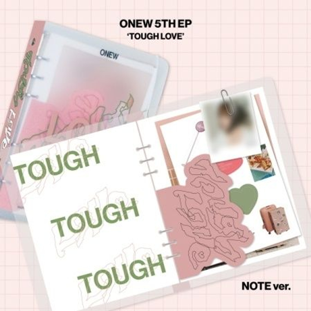 (ПРЕДЗАКАЗ) Альбом ONEW - TOUGH LOVE 5th Mini Album NOTE Version