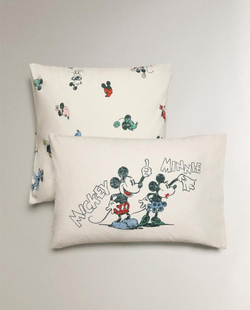 ZARA HOME ДЕТСКАЯ НАВОЛОЧКА МИККИ И МИННИ DISNEY©, РАЗНОЦВЕТНЫЙ