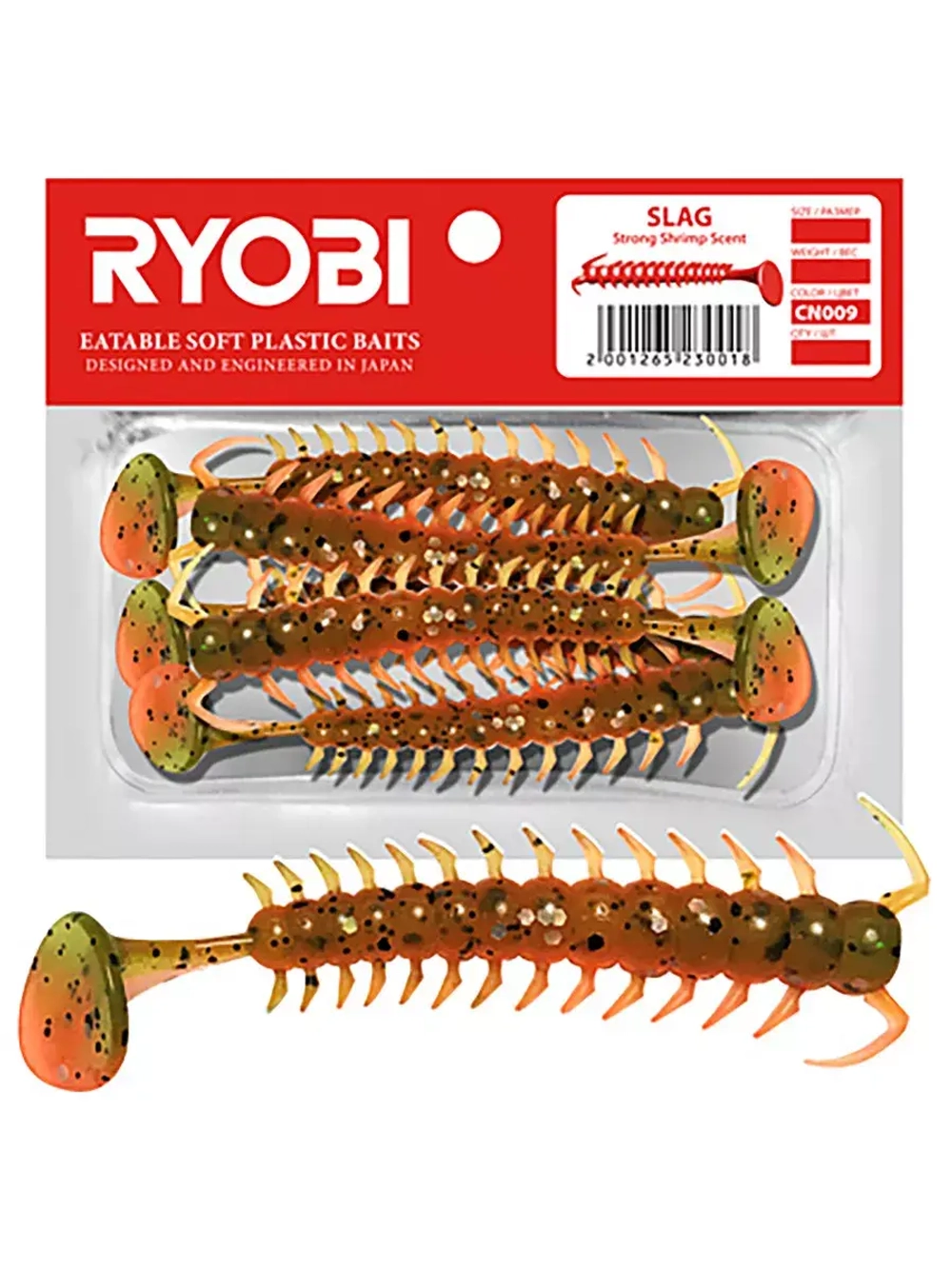 Мягкая приманка риппер SLAG (36mm), упк. 8 шт.