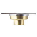 Трап канализационный прямой, 150х150 мм, MasterProf, хром, 110002