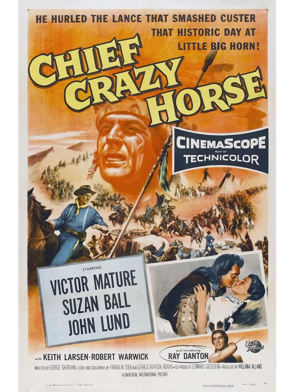 Вождь Бешеный Конь (1955) (DVD-R)