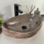 Раковина из речного камня RS-65419 52*35*15 0862