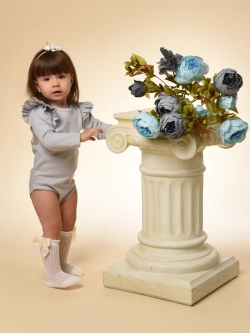 Боди с кружевной спинкой