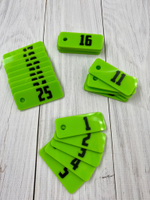 Номерки для ключей 20х50 (Комплект)