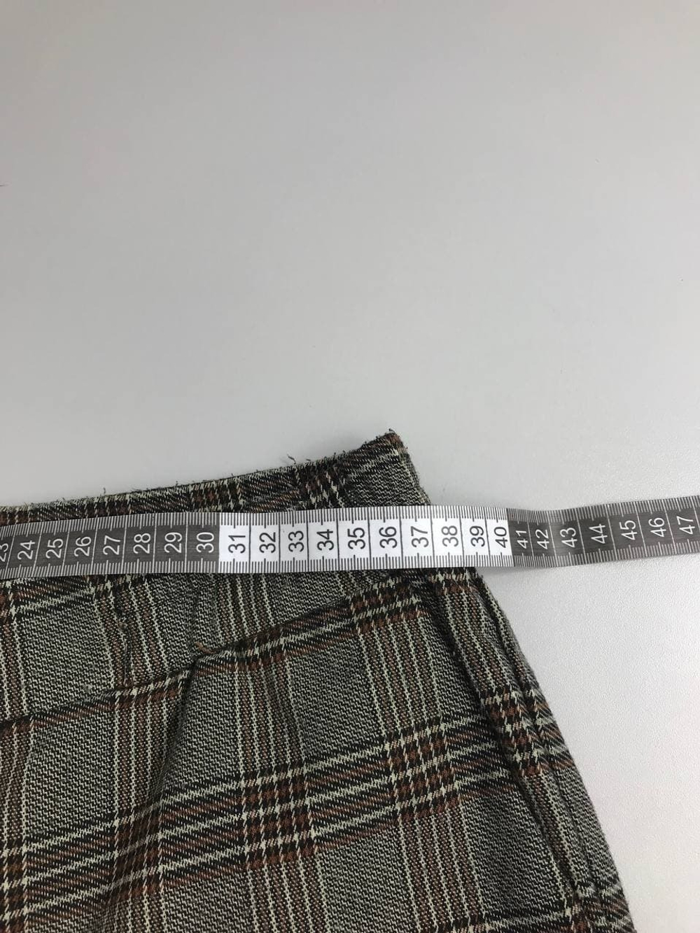 Брюки Oodji в крупную клетку 46 размер