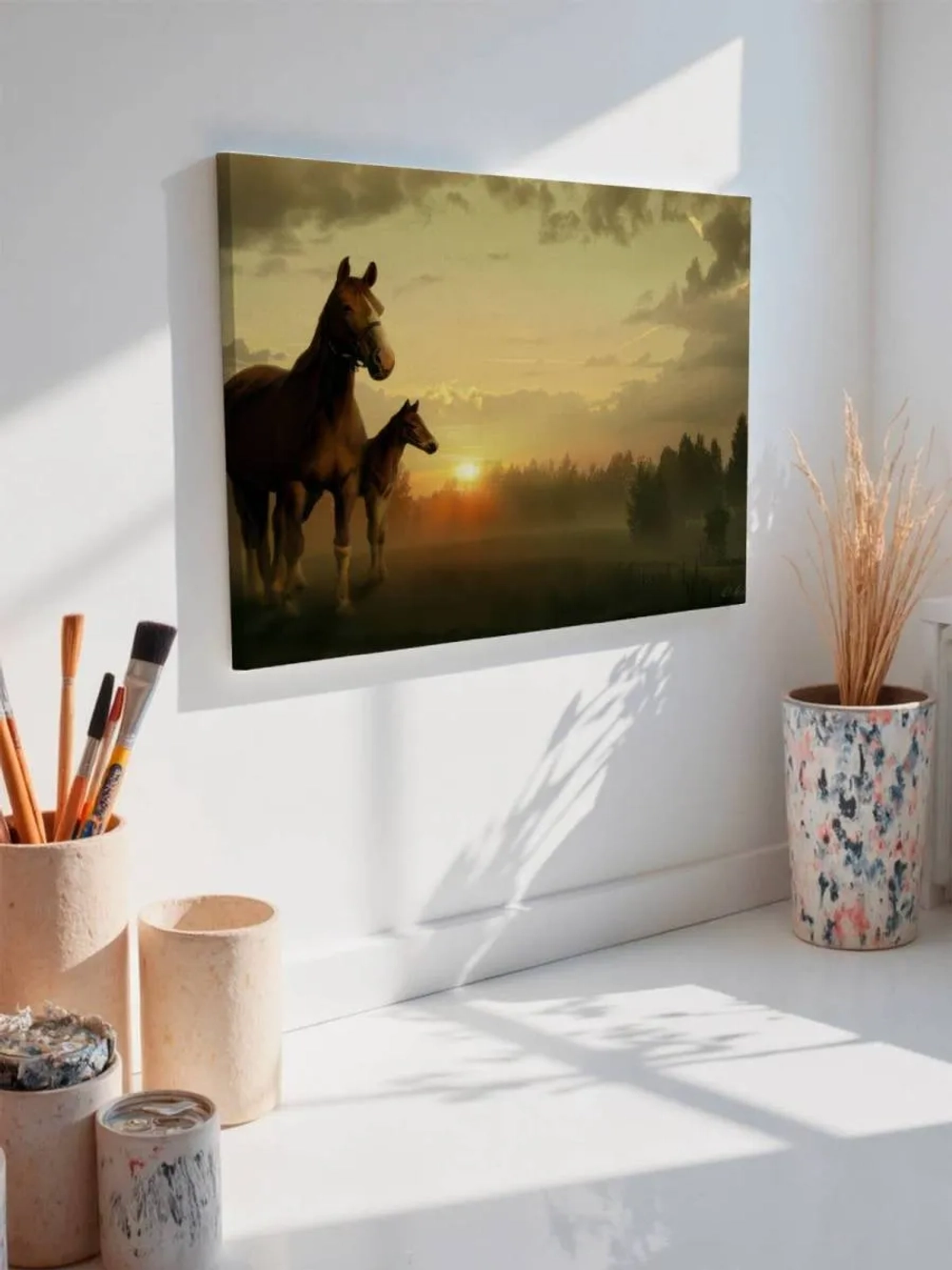Картина на стену 40 X 50 Кони
