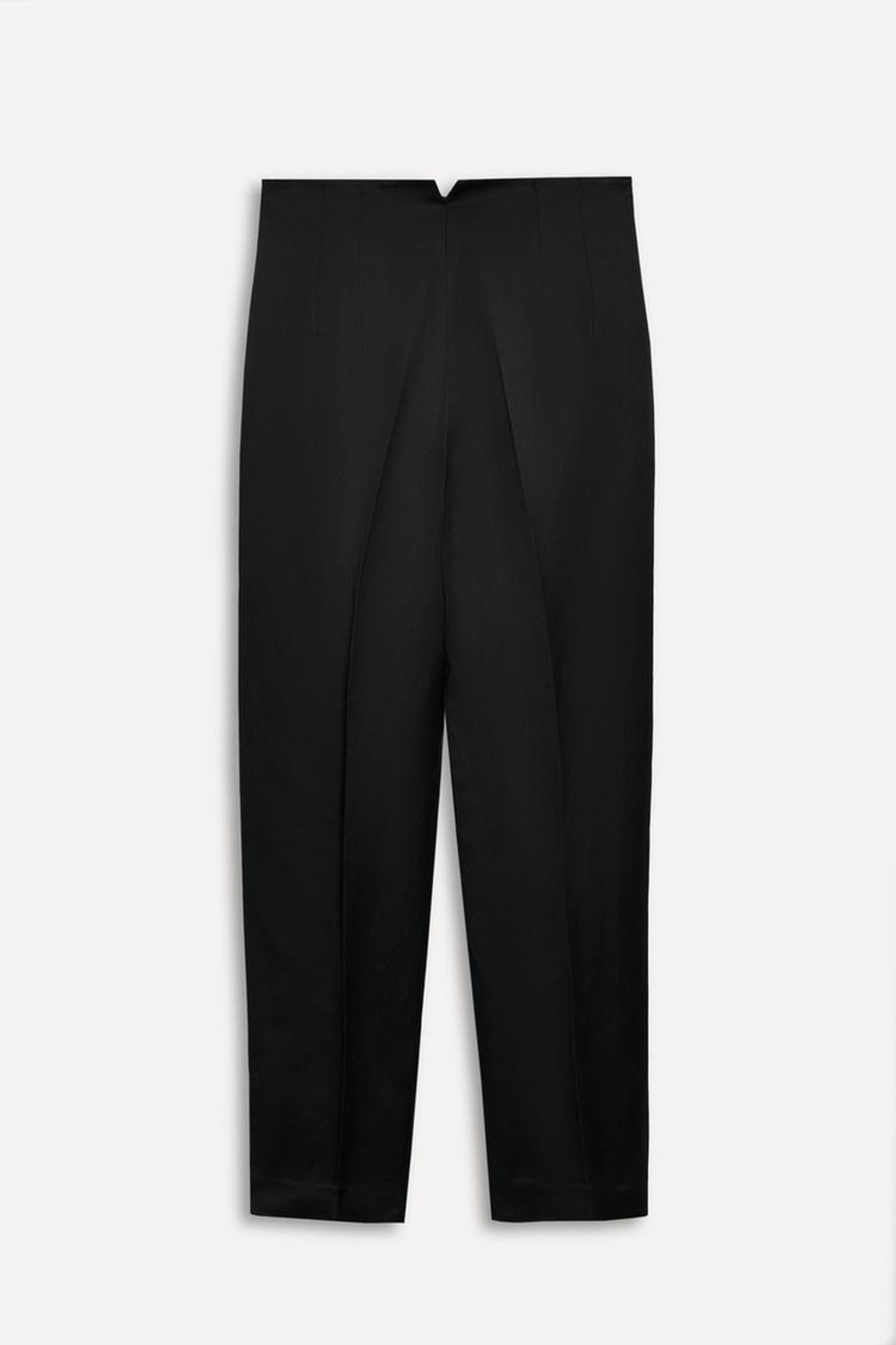 ZARA БРЮКИ ИЗ СМЕСОВОГО ЛЬНА — 50TH ANNIVERSARY, ЧЕРНЫЙ