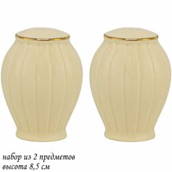 Lenardi 205-150 Набор солонок MARZIPAN в под.уп.(х48)Фарфор