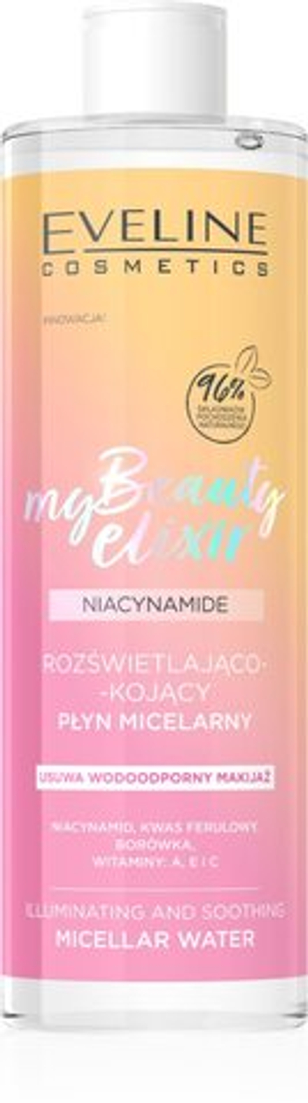Eveline Cosmetics My Beauty Elixir Peach Matt - успокаивающая мицеллярная вода /   400  ml  / GTIN 5903416050001