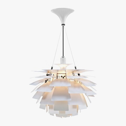 Pendant design lamp PH Artichok by Louis Poulse D48 (Silver)
