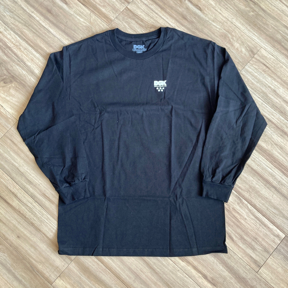 Лонгслив DGK ALL STAR MINI LOGO TEE черный