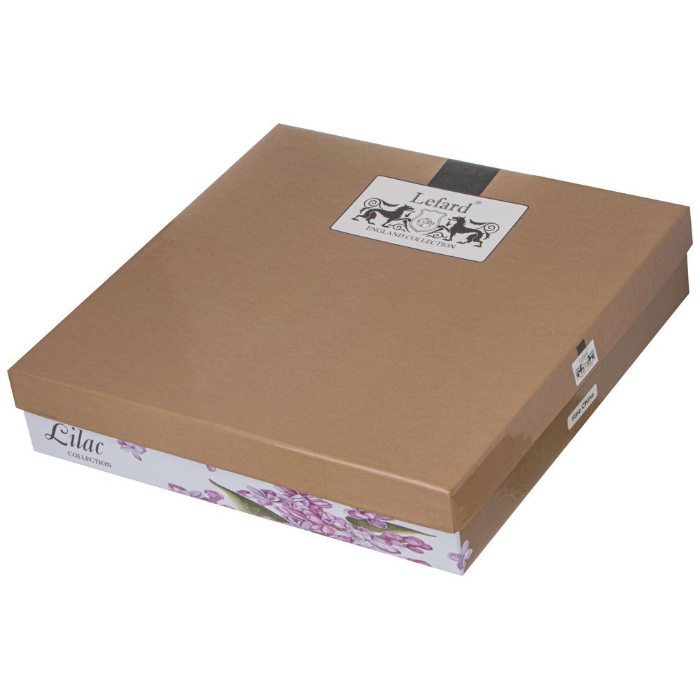 НАБОР ТАРЕЛОК ЗАКУСОЧНЫХ LEFARD "LILAC" 4 ШТ. 20,5 СМ МИКС (КОР=12НАБ.)