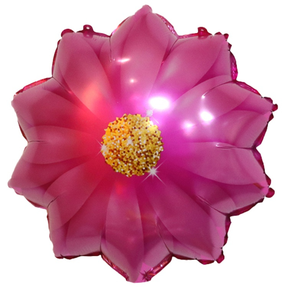 Шар Фольгированный Георгин Цветок розовый (Розовый)