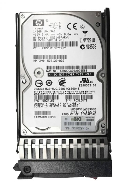 Серверный Жесткий диск HP DG0146FARVU 146Gb SAS 2,5" HDD OEM REF