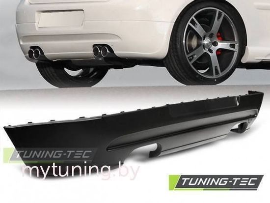 Накладка заднего бампера GTI STYLE для Volkswagen Golf 5(V) двойной выхлоп