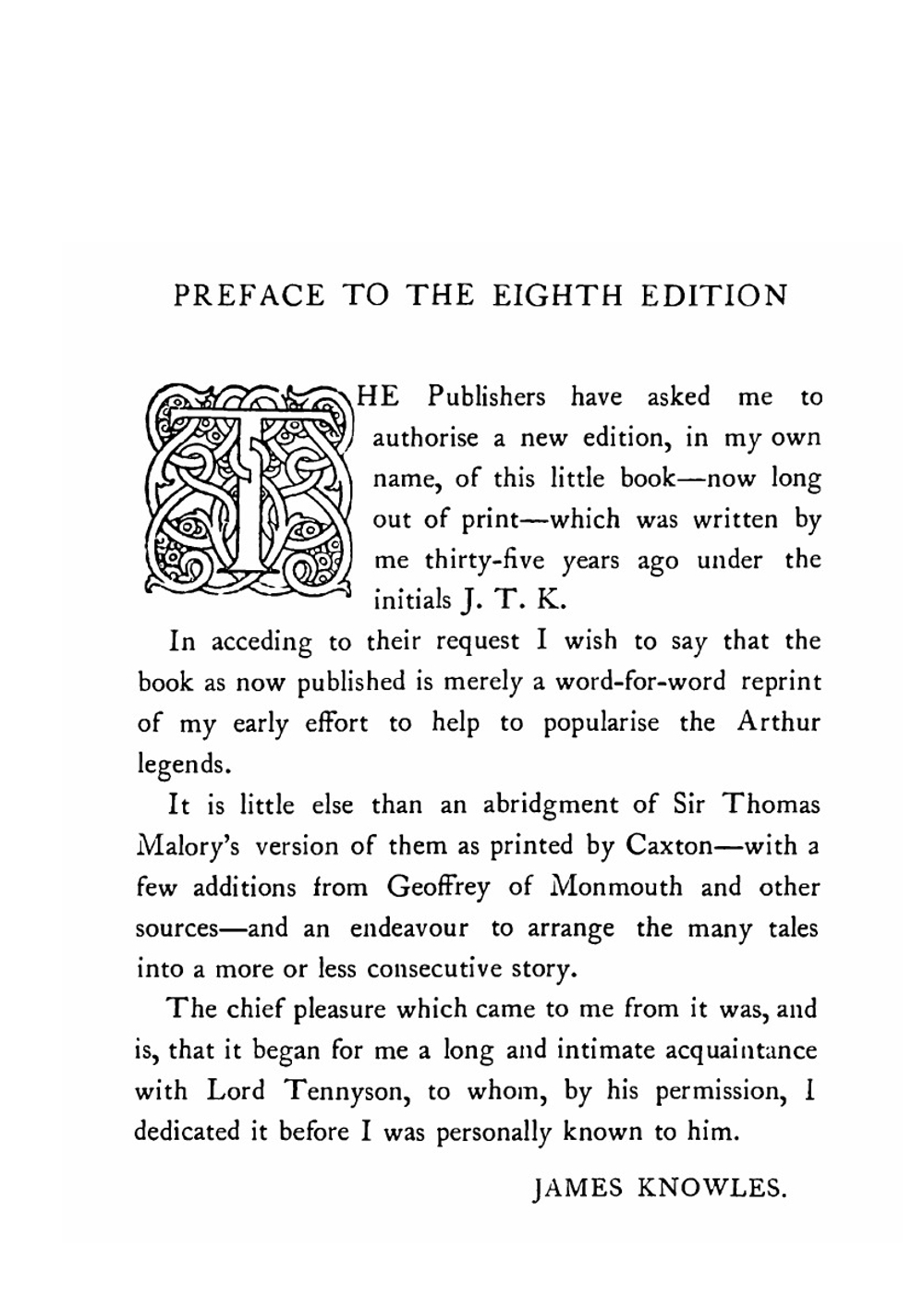 The Legends of King Arthur and His Knights | J. Knowles