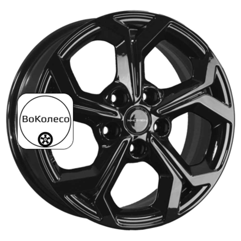 6,5x16/5x114,3 ET43 D67,1 KHW1606 (Huyndai/Kia) Black Khomen Wheels