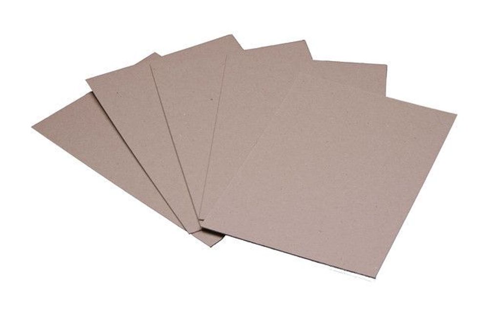Переплетный картон для творчества 5 листов, формат 408х291 (А3-)