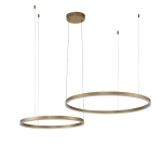 Подвесная люстра Indigo GALASS 14001/2P Gold V000011L