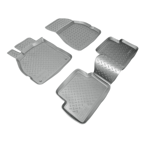 Ковры в салон Norplast/Unidec для Renault Megane II (2003-2009), Серый, арт.NPL-Po-69-55-G