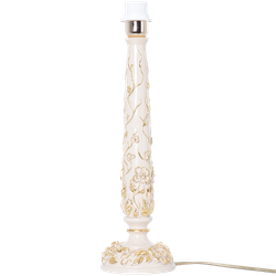 Настольная лампа Лето Айвори Тюссо Светло-жёлтый