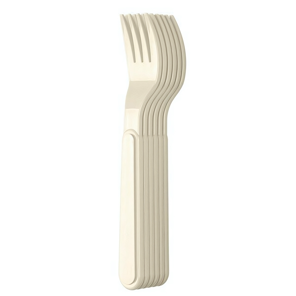 Комплект вилок, 6 шт. (светло-бежевый)
