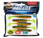 Виброхвост LUCKY JOHN Basara Soft Swim 3D, 3.5in (89 мм), цвет PG01, 6 шт/уп