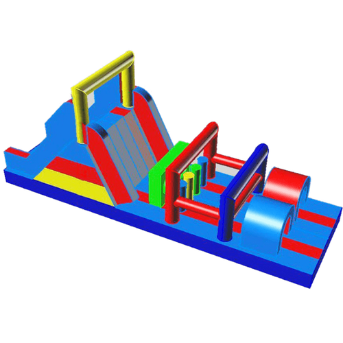 Коммерческая надувная полоса препятствий «Оптимальная», 10*3*4 м